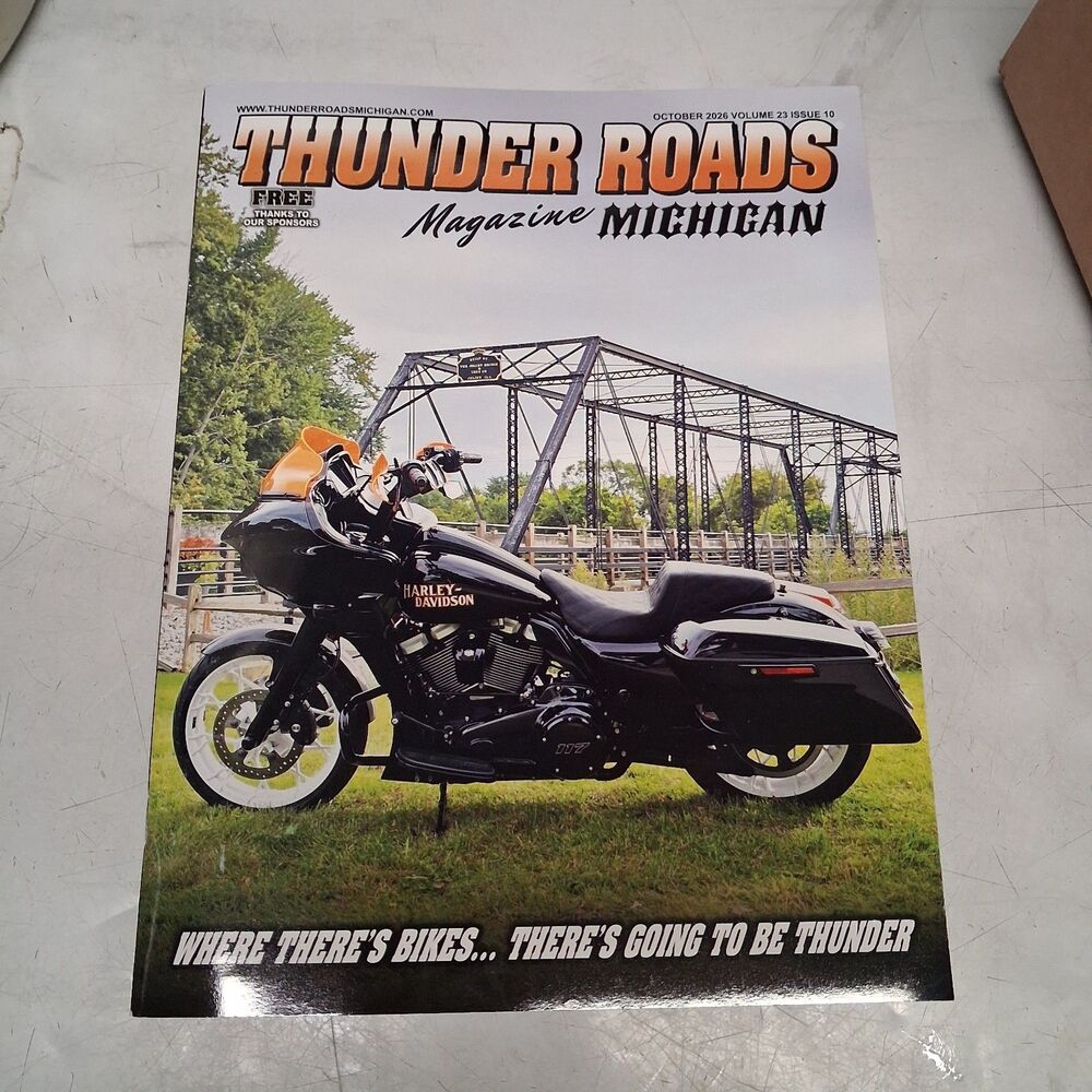 Thunder Roads Magazine Michigan Vol 23 Issue 10 October 2026 Motorcycle Lot 10